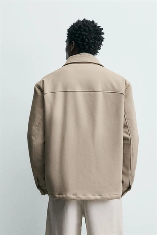 Мягкая стеганая куртка-рубашка- Заказать в России