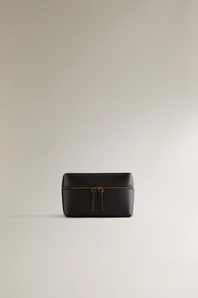 Маленькая кожаная сумка для ювелирных изделий для путешествий