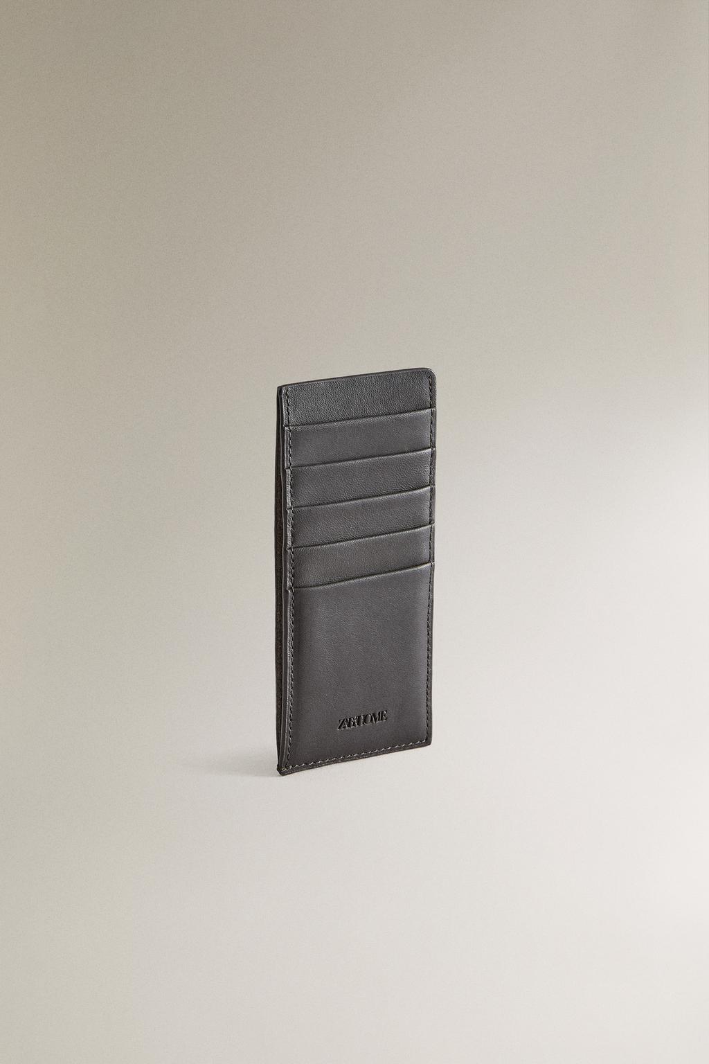 Кожаный держатель для карт