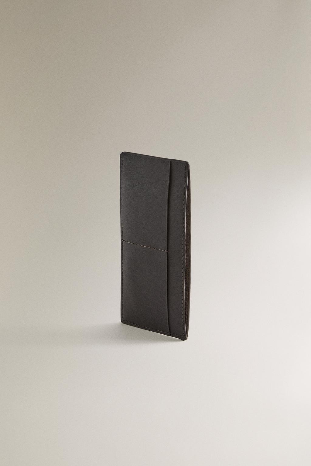 Кожаный держатель для карт