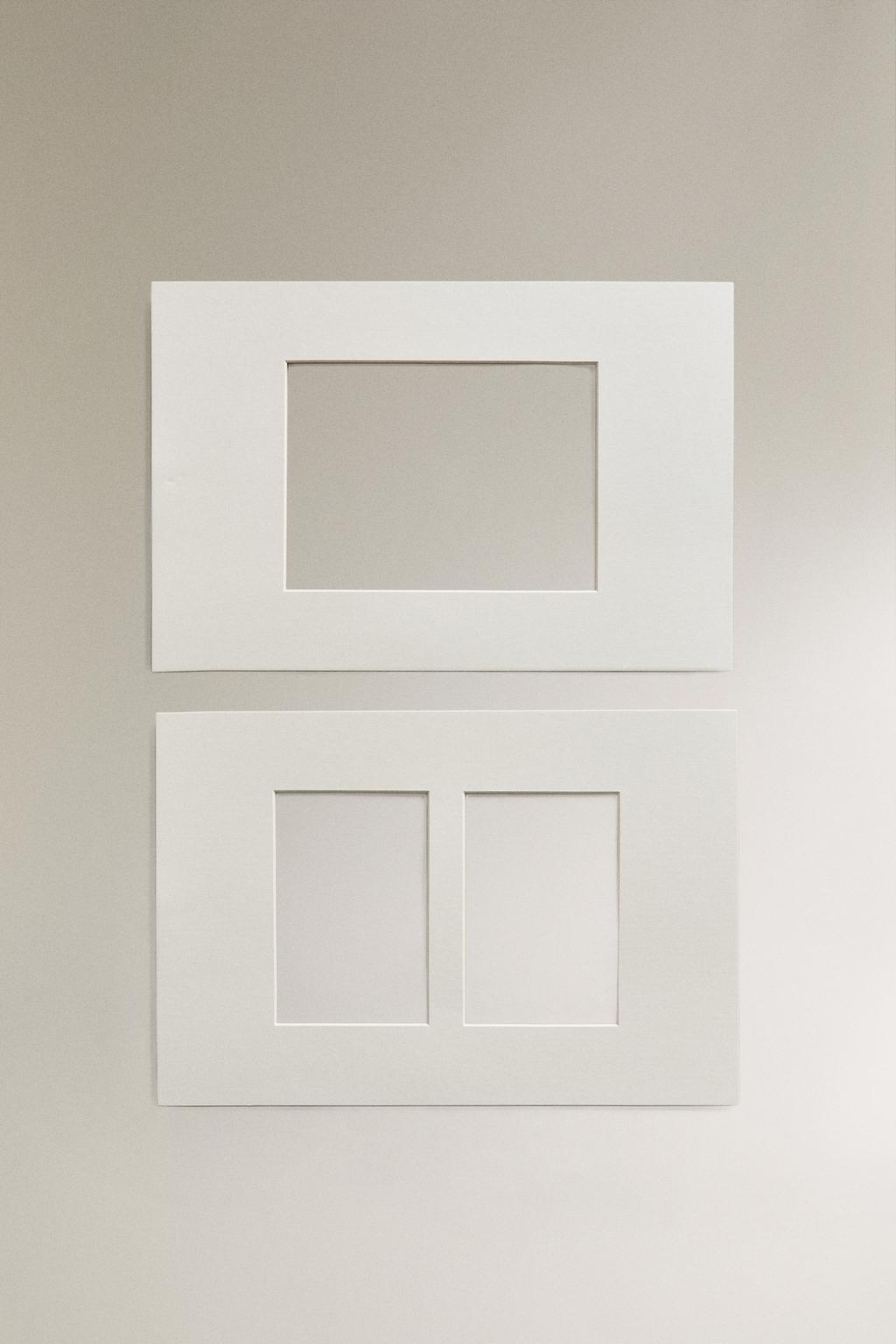 Серебряная фоторамка с сменными паспарту