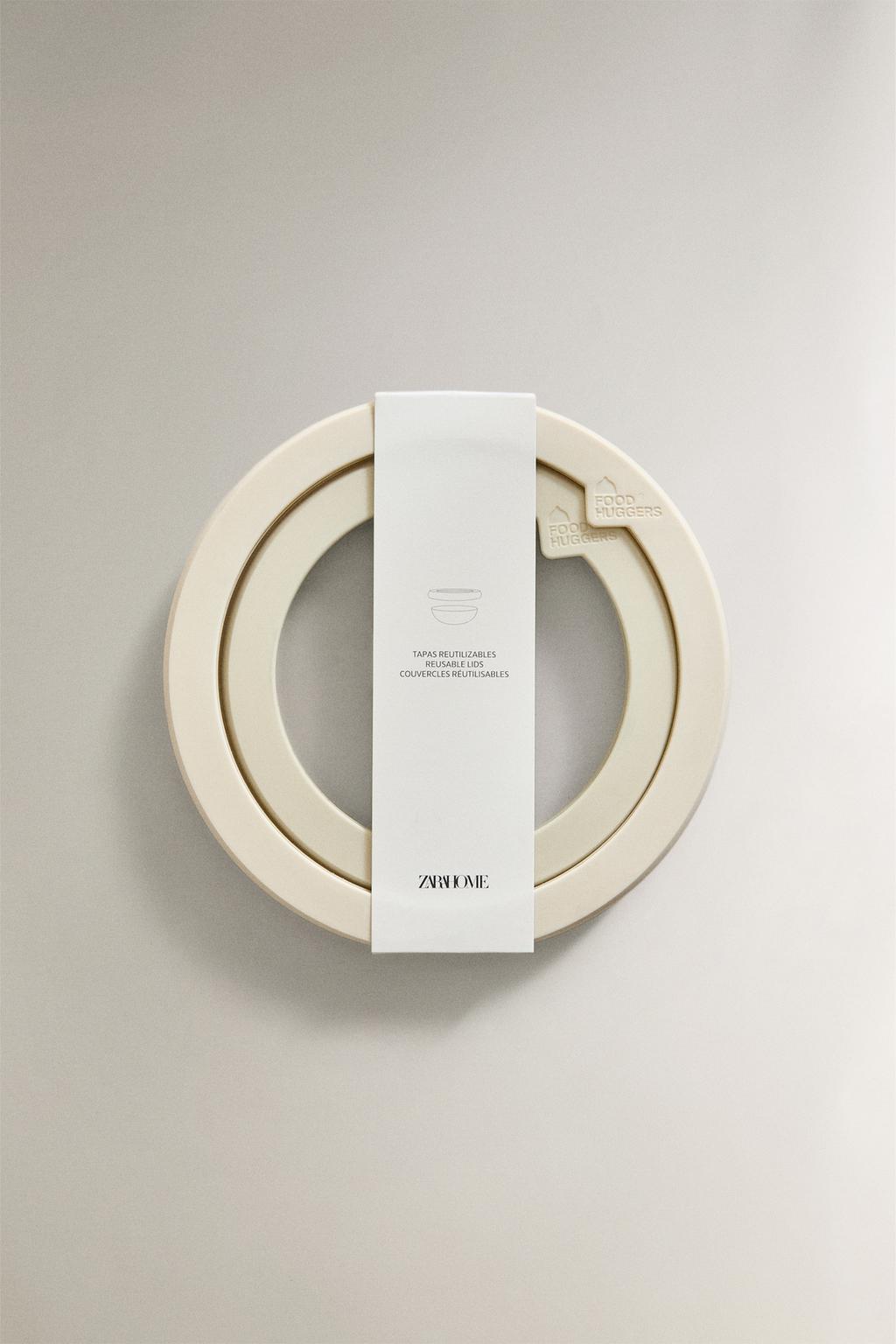 Набор силиконовых и стеклянных крышек (набор из 2)