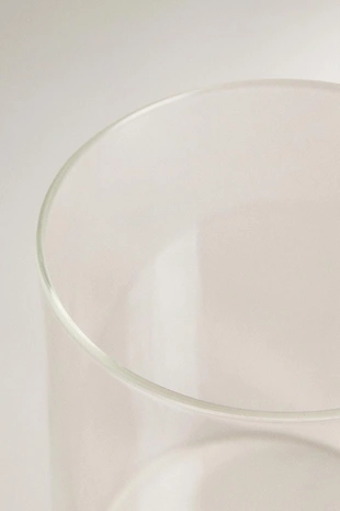 Цилиндрическая ваза-фонарь из боросиликатного стекла- Заказать в России