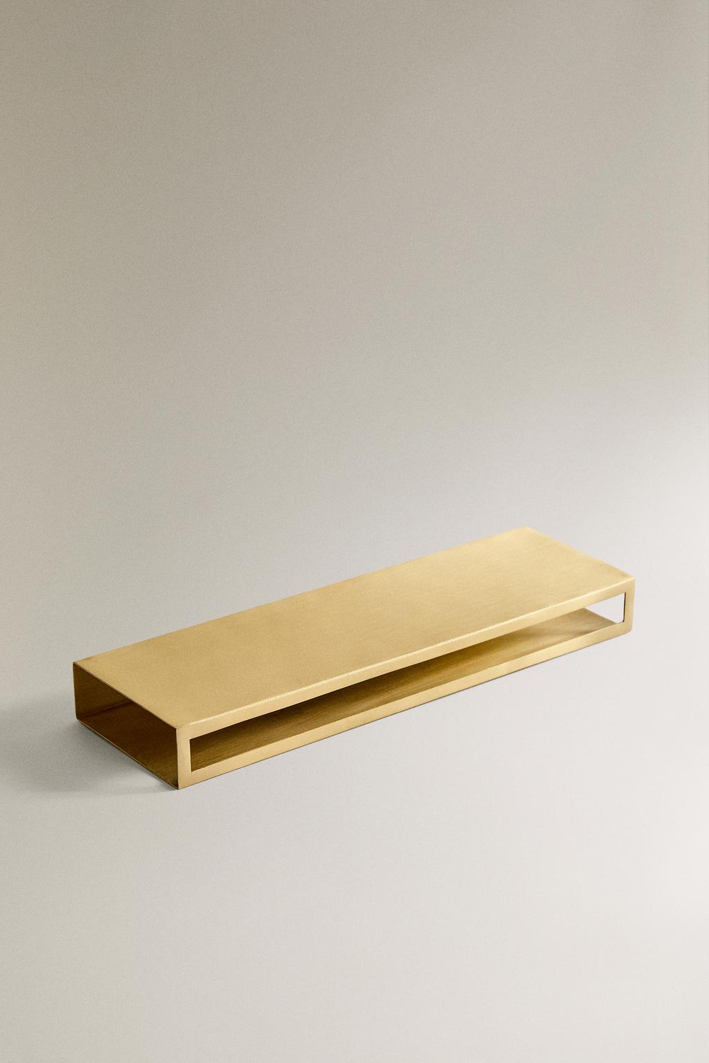 Золотая спичница из латуни