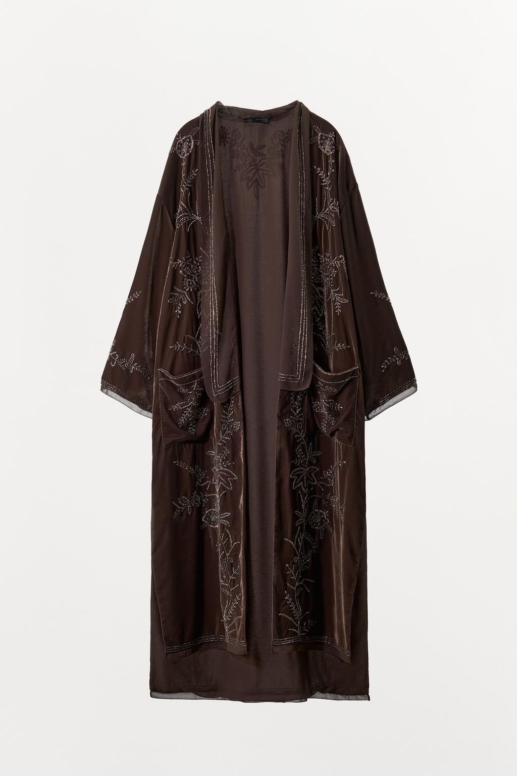 БАРХАТНОЕ КИМОНО С БУСИНАМИ. ОГРАНИЧЕННАЯ СЕРИЯ