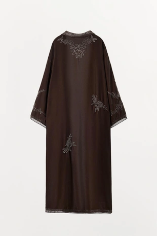 Бархатное кимоно с бусинами. ограниченная серия- Заказать в России