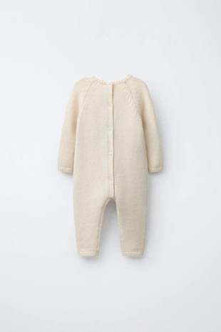 Комбинезон из смесовой шерсти с вышивкой мышки- Заказать в России