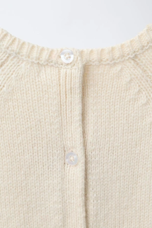 Комбинезон из смесовой шерсти с вышивкой мышки- Заказать в России