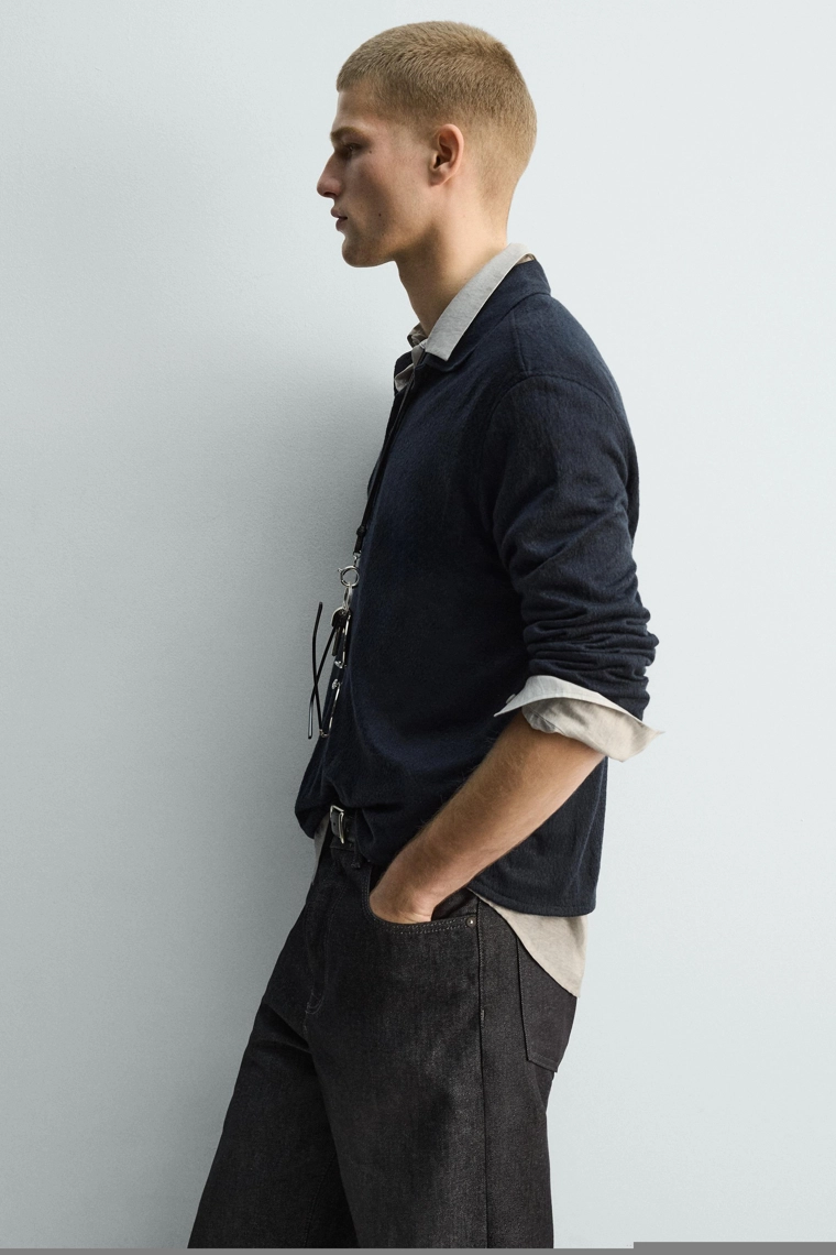 Поло с текстурой