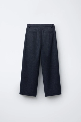 Брюки-сафари из меланжевой ткани- Заказать в России