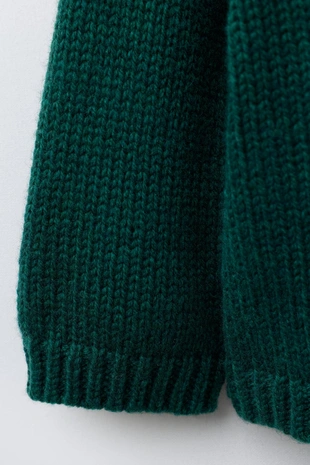 1-6 лет/ вязаный свитер с вышивкой кролика из шерсти