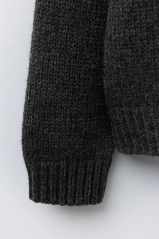 7-12 лет/ свитер из смесовой шерсти с вышивкой мышонка- Заказать в России