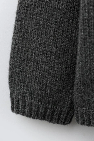 1-6 лет/ вязаный свитер с вышитой мышкой и шерстью- Заказать в России