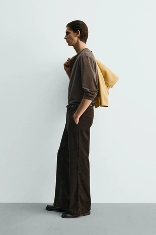 Брюки FLARE FIT из вельвета - LIMITED EDITION- Заказать в России