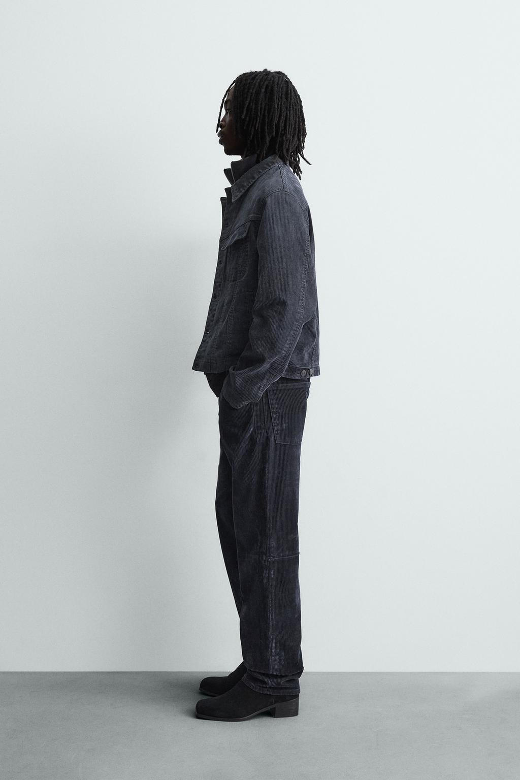 УКОРОЧЕННАЯ КУРТКА ИЗ ВЕЛЬВЕТА