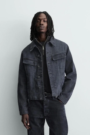 Укороченная куртка из вельвета- Заказать в России