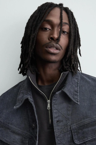 Укороченная куртка из вельвета- Заказать в России