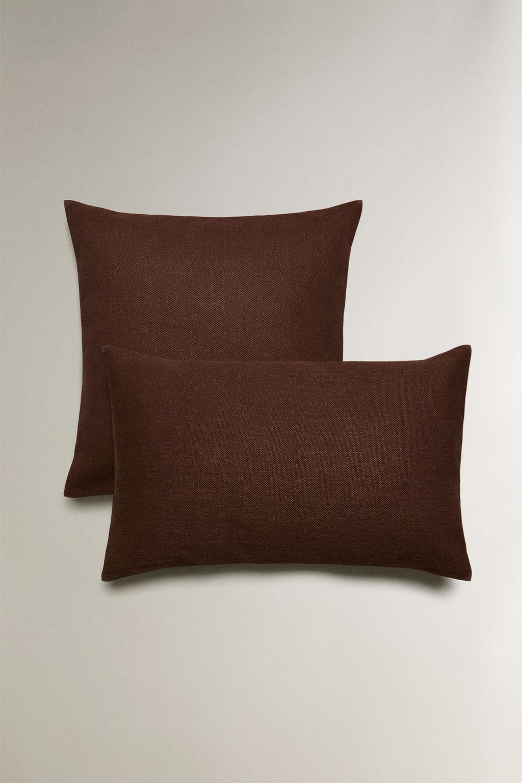 Чехол для подушки однотонный