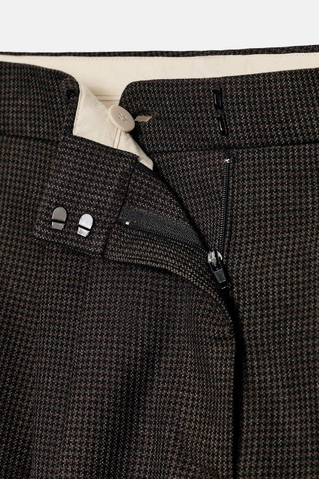 БРЮКИ WIDE LEG С ЗАЩИПАМИ — ZW COLLECTION