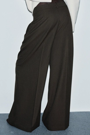 Брюки WIDE LEG с защипами — ZW COLLECTION- Заказать в России