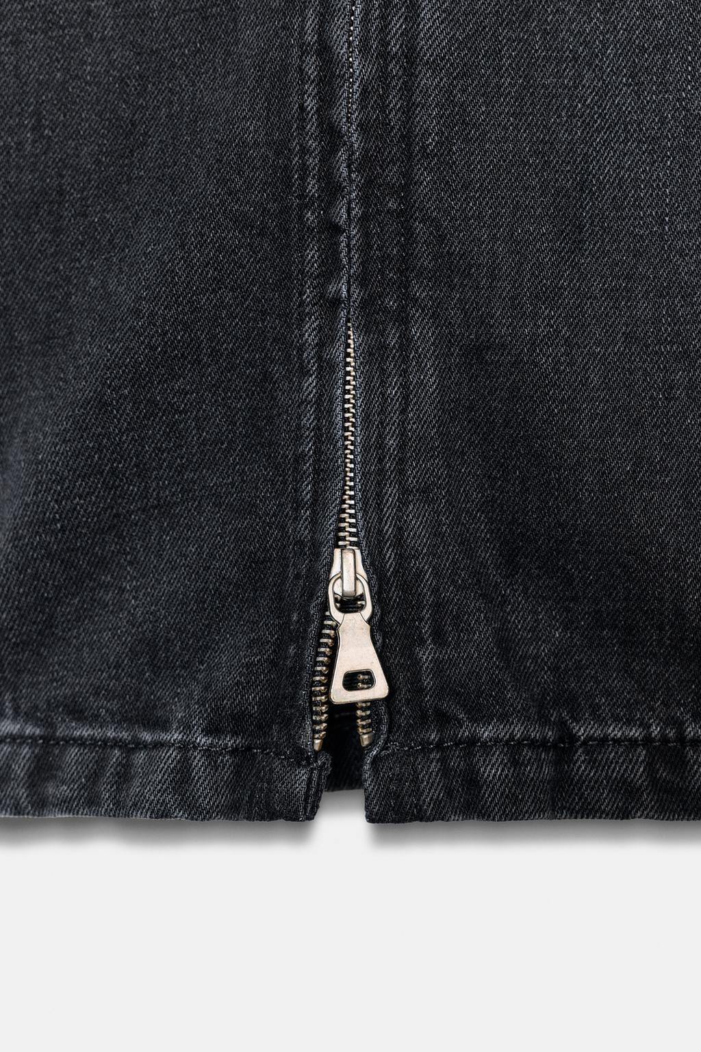 ДЖИНСЫ ZW COLLECTION WIDE LEG СО СРЕДНЕЙ ПОСАДКОЙ И МОЛНИЯМИ