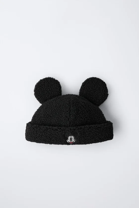 Шапка с искусственным мехом и вышивкой mickey mouse © disney