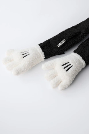 Купить Zara Шарф из искусственной овчины с руками микки мауса © DISNEY