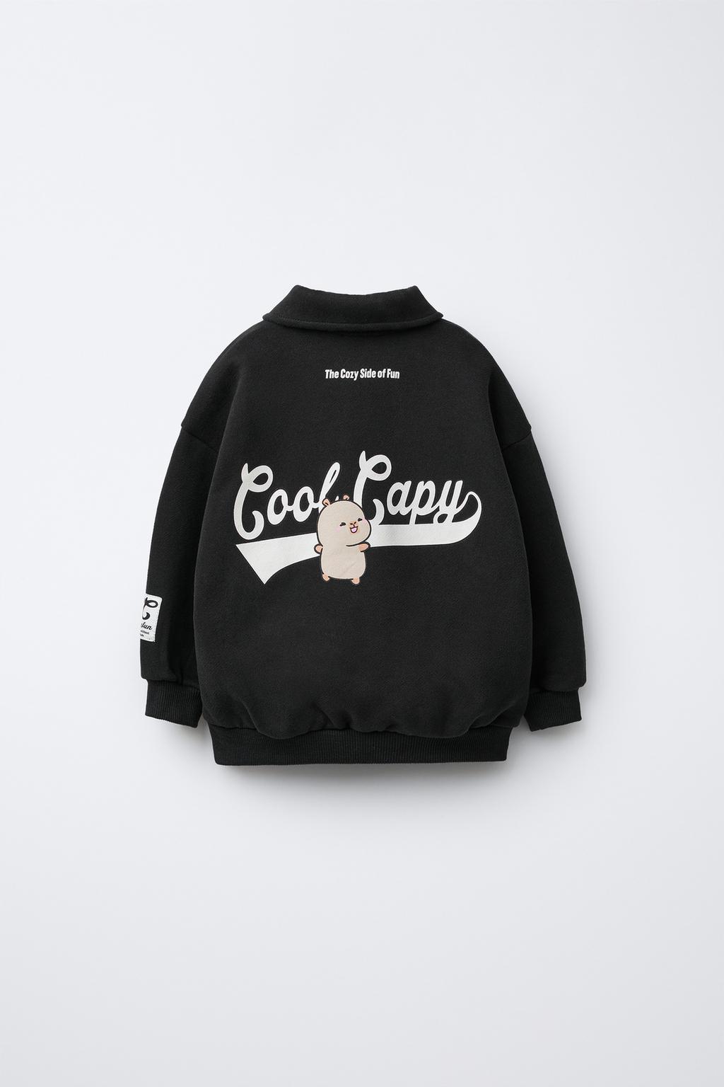 ПОЛО С ПРИНТОМ И НАШИВКОЙ КАПИБАРА CAPYFUN ©