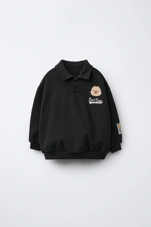 Поло с принтом и нашивкой капибара CAPYFUN ©- Заказать в России