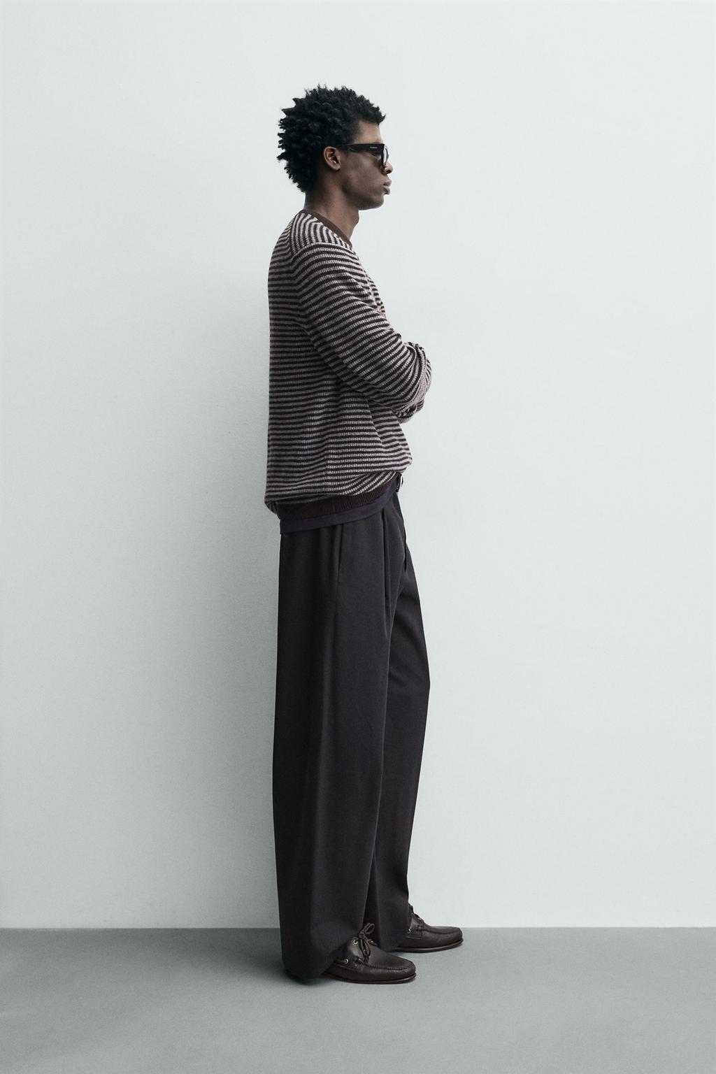 ДЖЕМПЕР В ПОЛОСКУ ИЗ СМЕСОВОЙ ШЕРСТИ