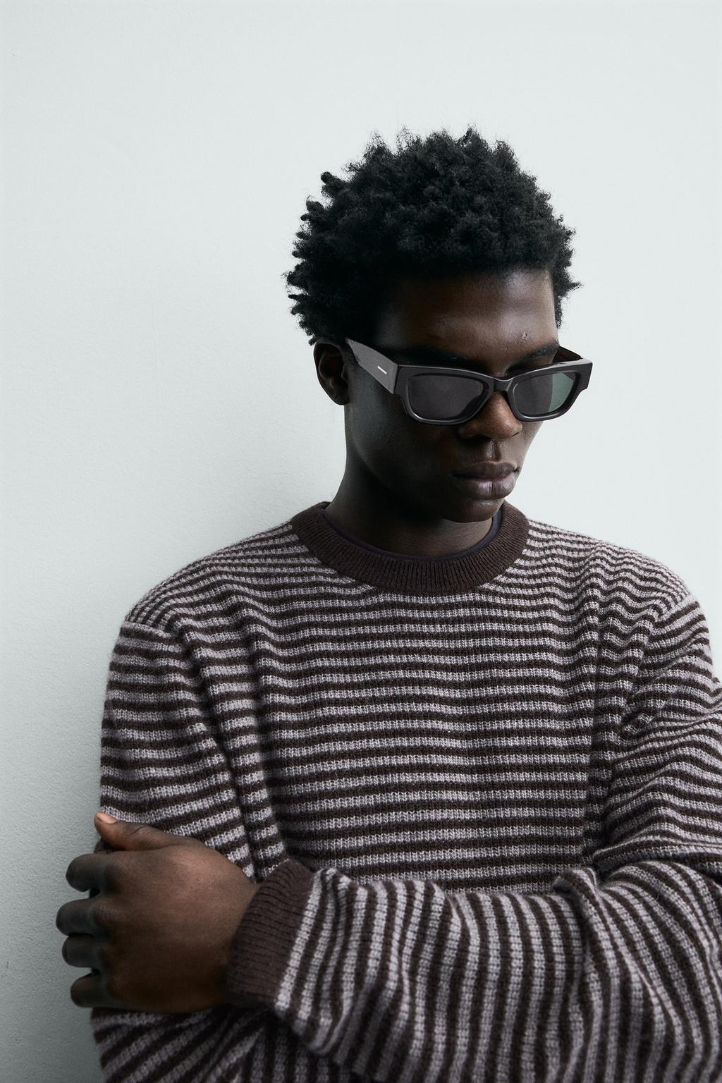 ДЖЕМПЕР В ПОЛОСКУ ИЗ СМЕСОВОЙ ШЕРСТИ