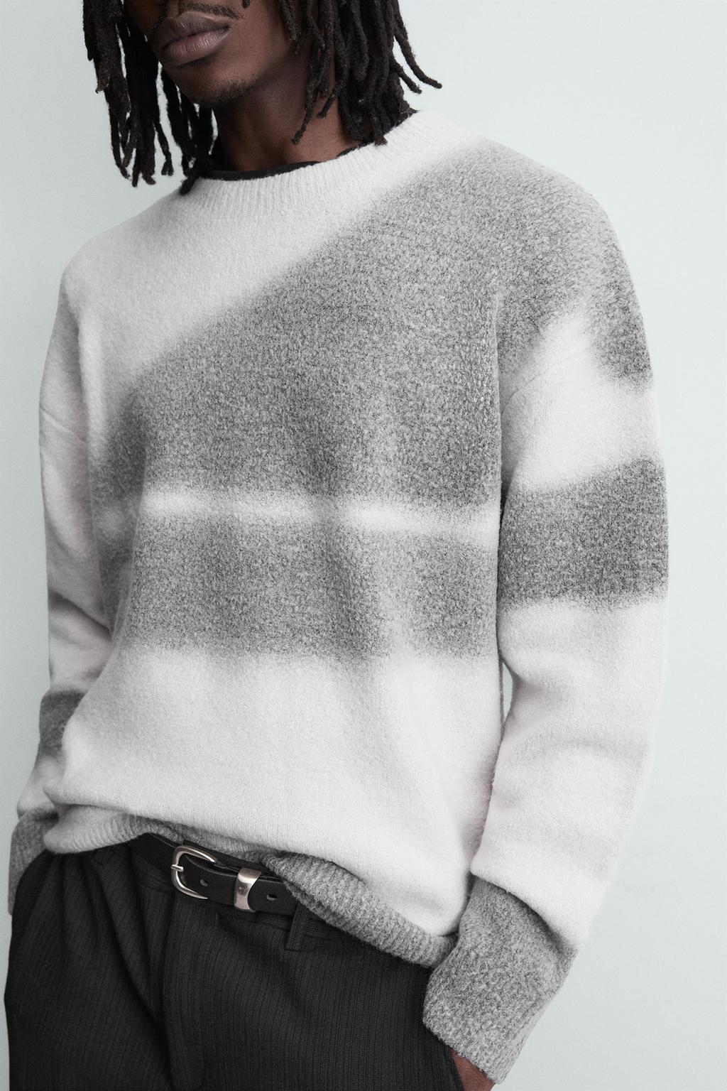 ДЖЕМПЕР С ПРИНТОМ «ЭФФЕКТ СПРЕЯ»