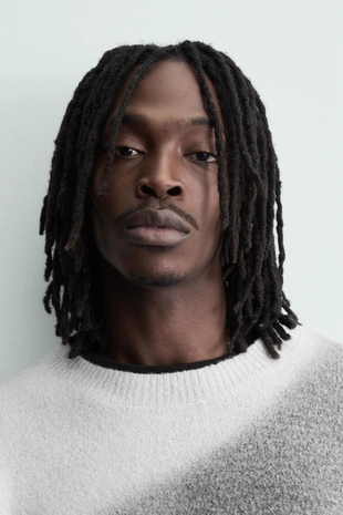 Джемпер с принтом «эффект спрея»- Заказать в России