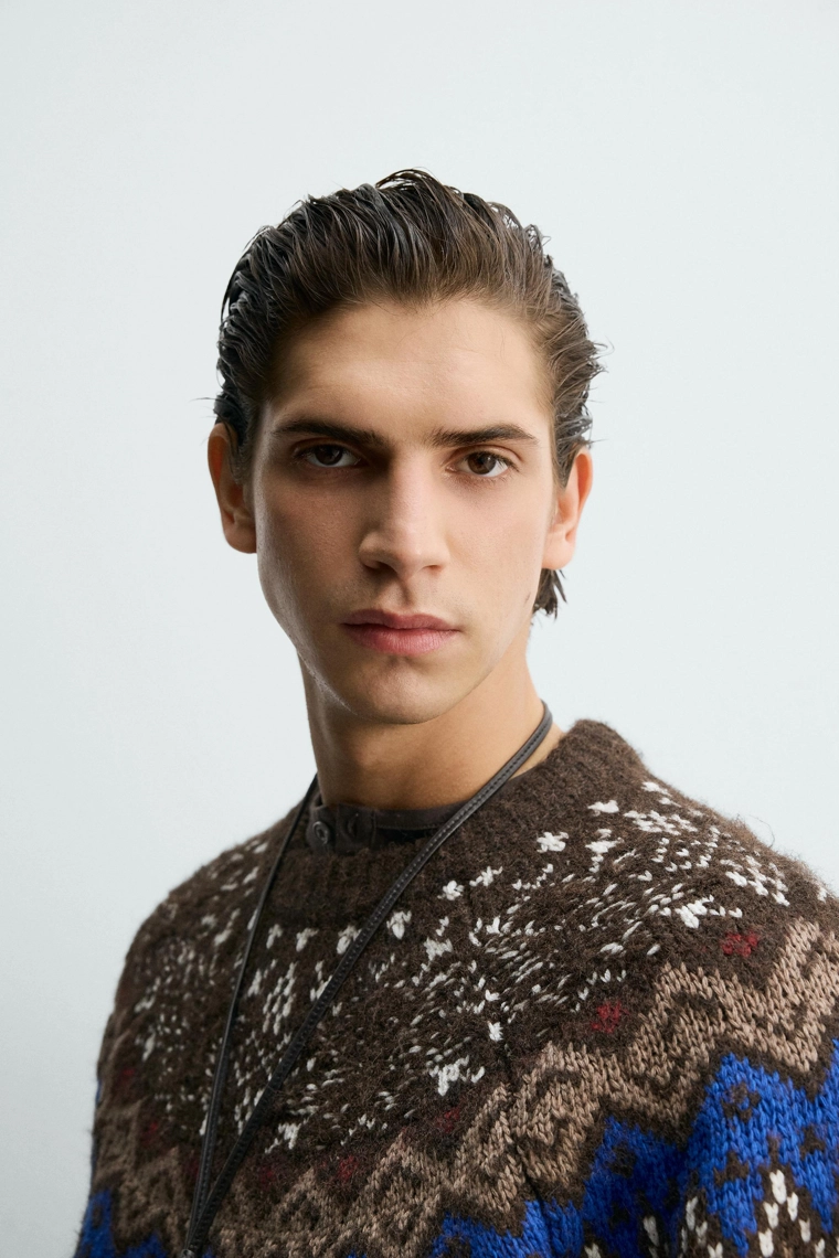 Джемпер с жаккардовым узором fairisle