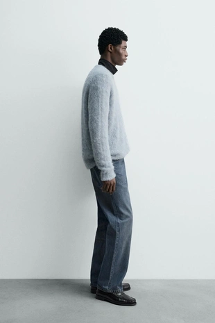 Джемпер из смеси волокон альпаки- Заказать в России