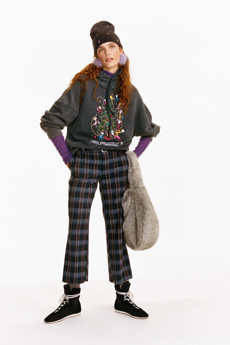 Свитшот grinch™ christmas с эффектом потертости