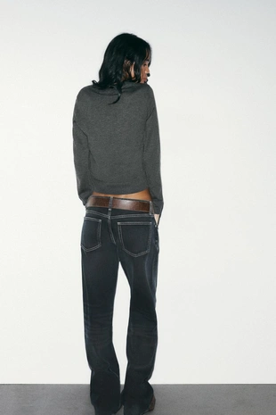 Джинсы TRF WIDE LEG с низкой посадкой- Заказать в России