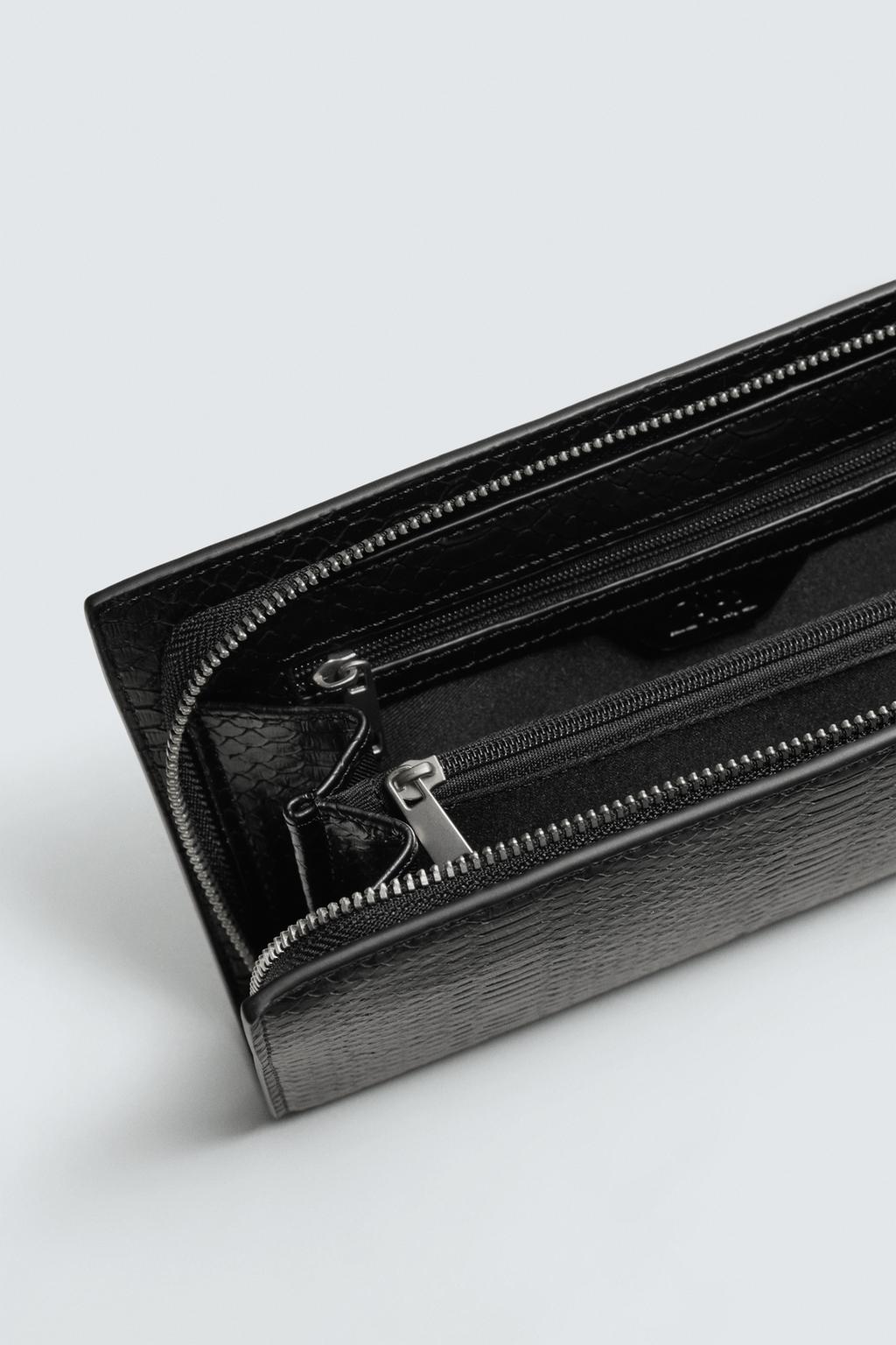 КОШЕЛЕК XL С ТИСНЕНИЕМ ПОД КОЖУ КРОКОДИЛА