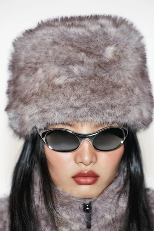 Пальто с капюшоном и искусственным мехом HEIQ XREFLEX™ технология из коллекции лыжной одежды- Заказать в России