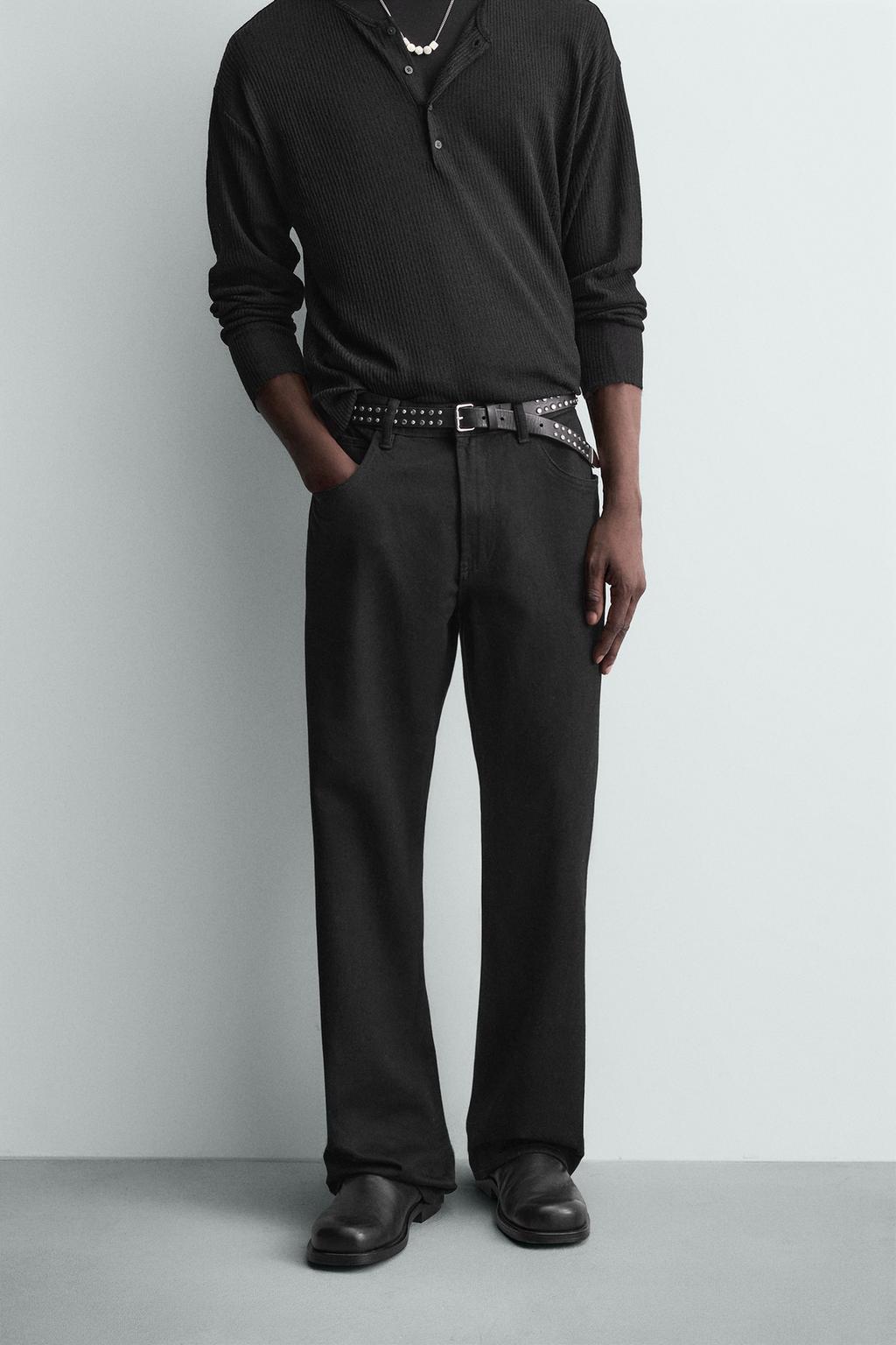 ДЖИНСЫ FLARE FIT С ЗАКЛЕПКАМИ