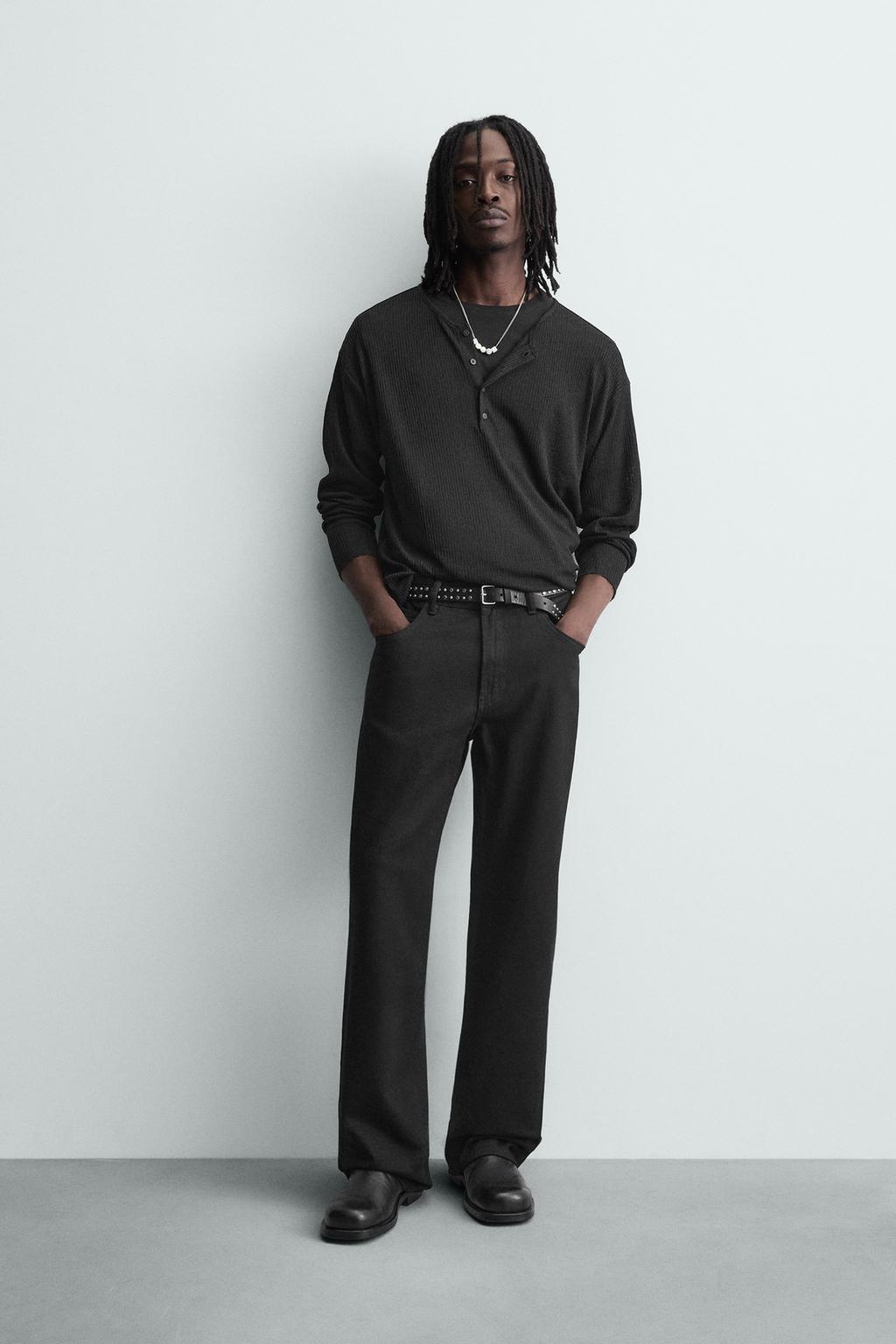 ДЖИНСЫ FLARE FIT С ЗАКЛЕПКАМИ