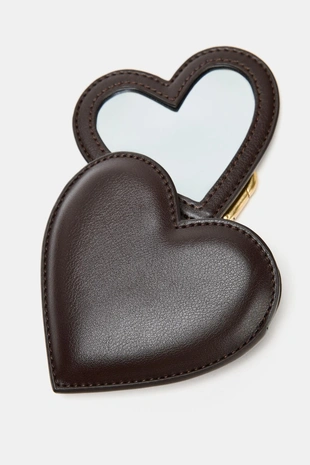 Подвеска-сердце с зеркальцем- Заказать в России