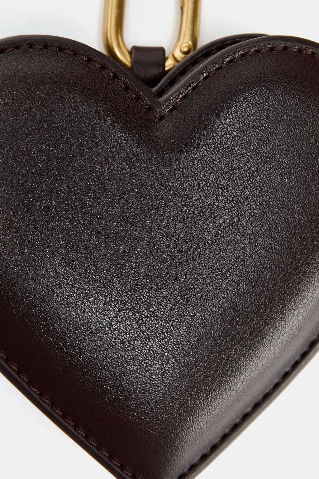 Подвеска-сердце с зеркальцем