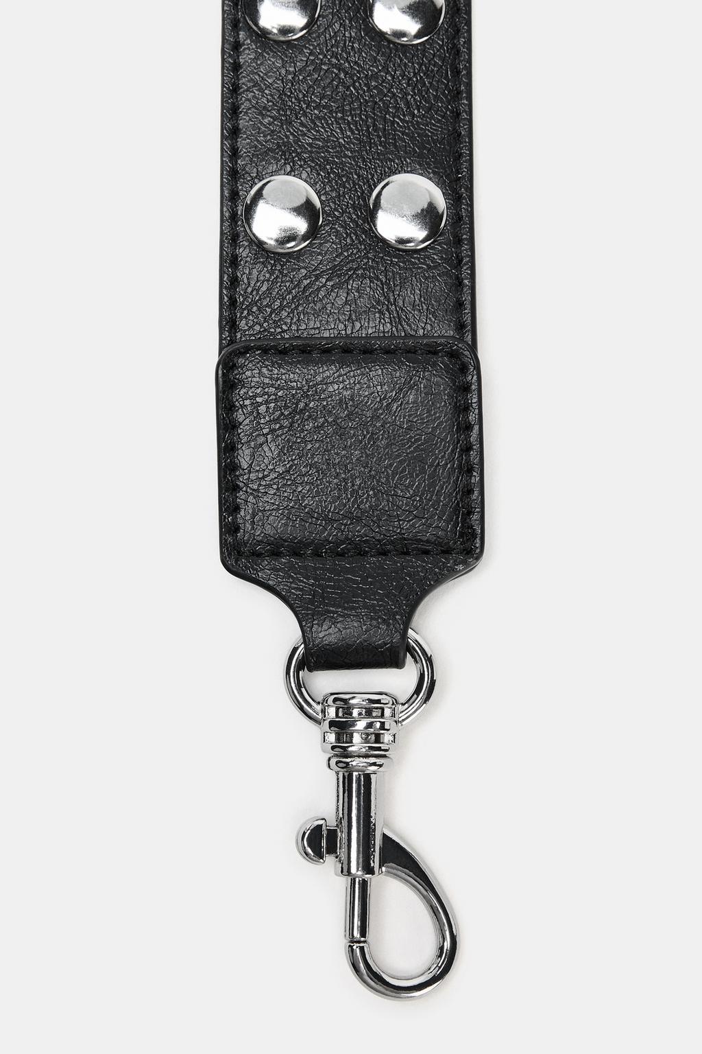 Ремень для сумки через плечо с заклепками