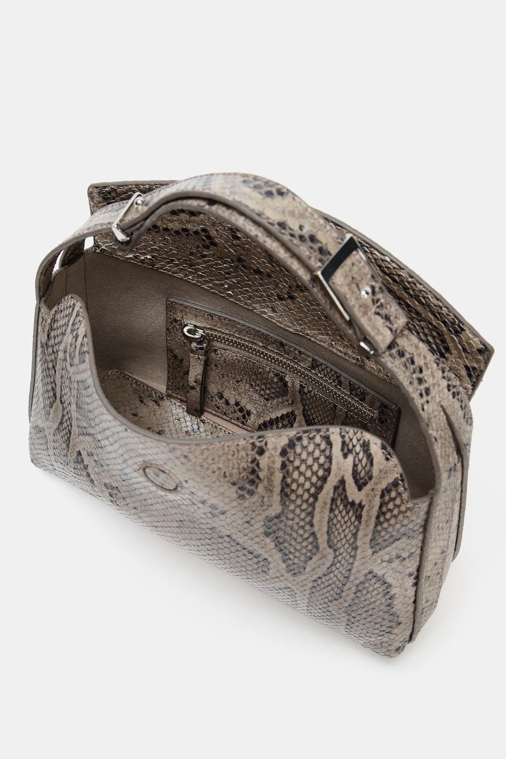 КОЖАНАЯ СУМКА С АНИМАЛИСТИЧЕСКИМ ПРИНТОМ