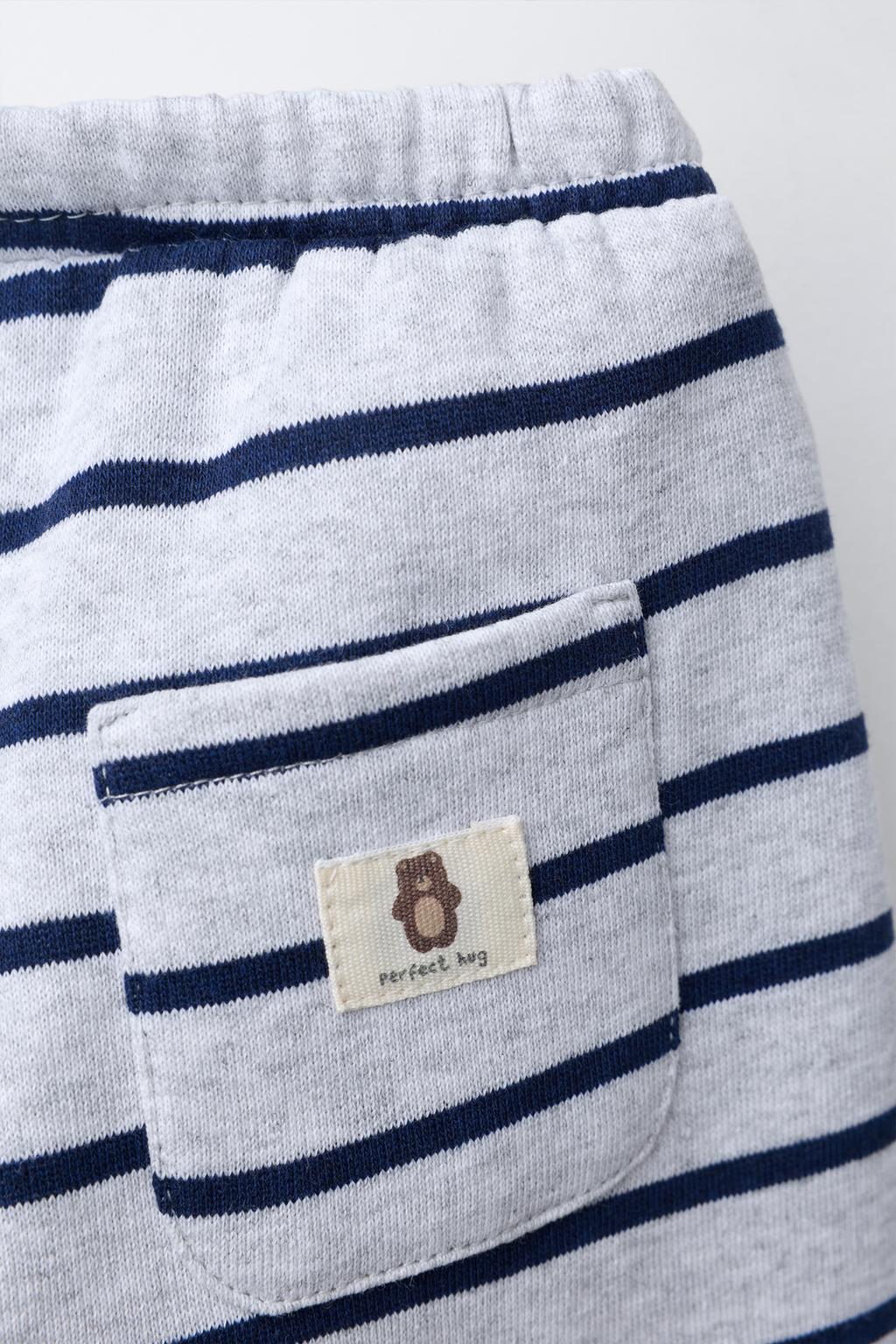 ДЖОГГЕРЫ ИЗ МЯГКОЙ ТКАНИ В ПОЛОСКУ