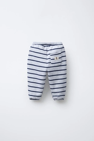 Джоггеры из мягкой ткани в полоску- Заказать в России