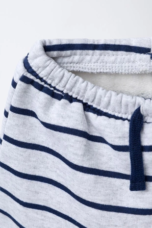 Джоггеры из мягкой ткани в полоску- Заказать в России