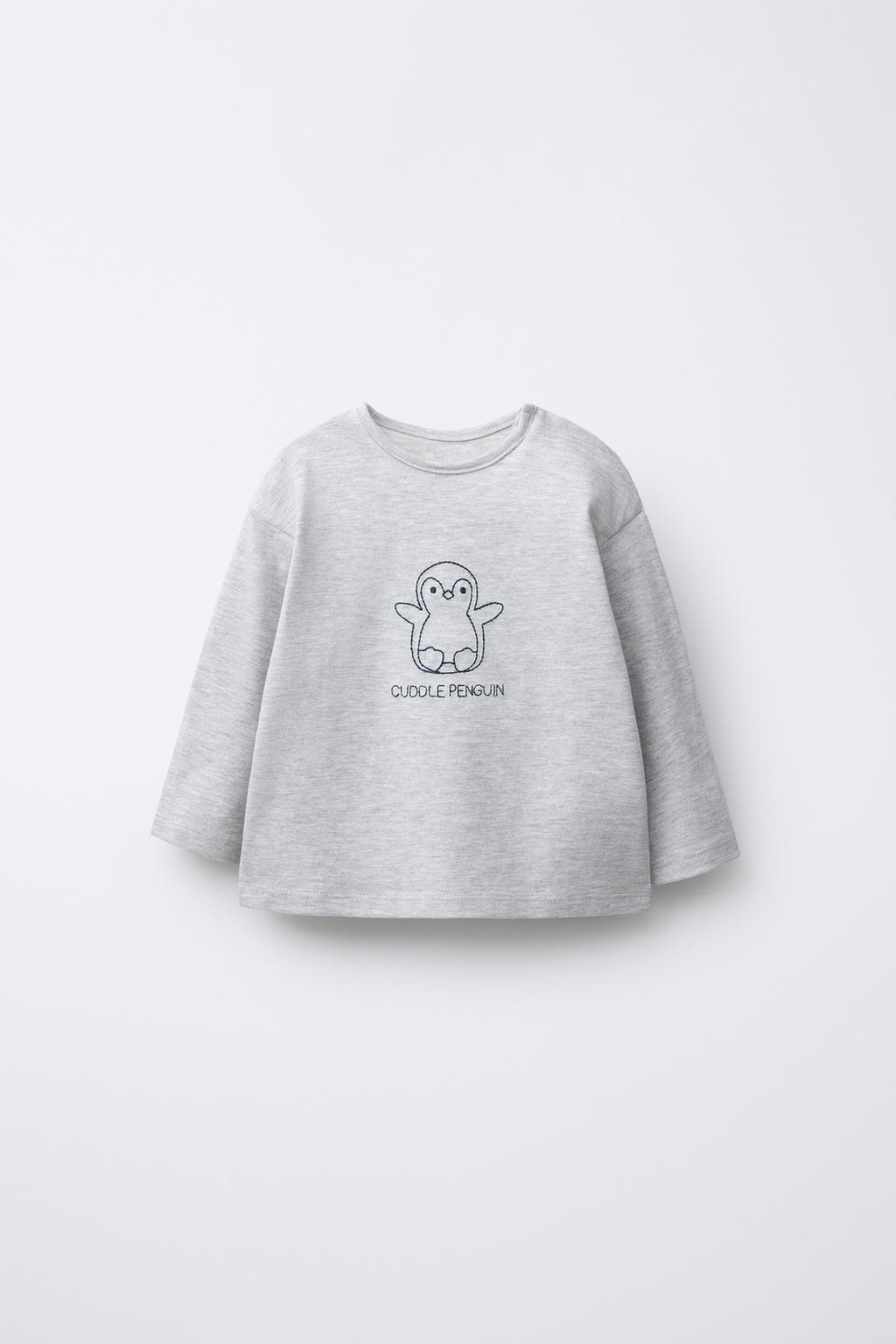 Набор из 3 футболок с пингвинами