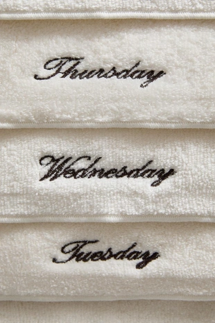 Набор из 7 шт. повседневных хлопковых ручных полотенец- Заказать в России